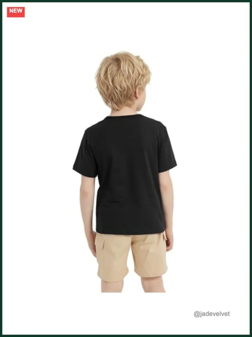 6 Pack Cotton Boys Short Sleeve T-Shirts Crew Neck Toddler Tee Shirts